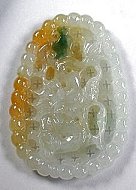 Natural A grade jadeite jade Dragon pendant, an example of jade jewelry carving and jade pendants found on my site.