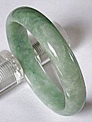 Natural A grade jadeite jade bangle, an example of jade jewelry and many jade bangles on my site for under $50usd.