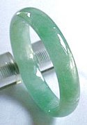 Natural A grade jadeite jade bangle, an example of jade jewelry and many jade bangles on my site for under $600usd.